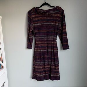 Studio One New York Sweater Dress with Cowl Neck